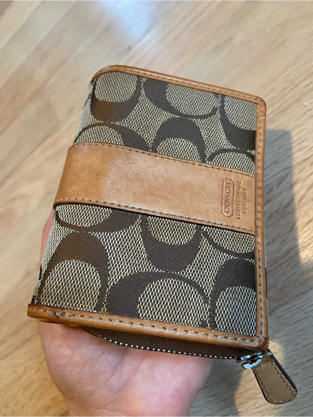 Coach Wallet Vintage Y2K Tan Brown